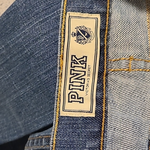 Y2K Pink Victoria's Secret Light Wash Flare Jeans 12 mid rise Vtg Vintage - Picture 7 of 16